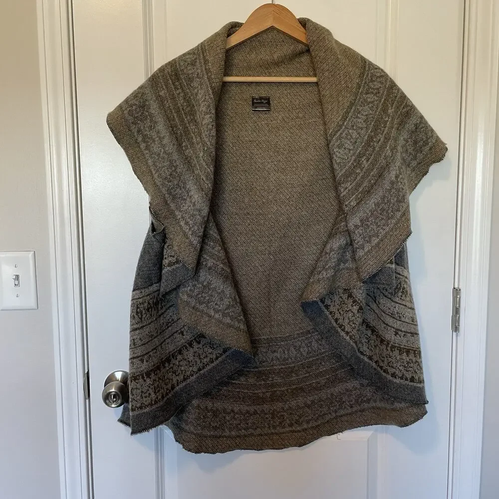 Charlie Paige Cardigan Boho Festival Western Cowgirl Native Print Soft Cozy OS - Picture 2 of 7